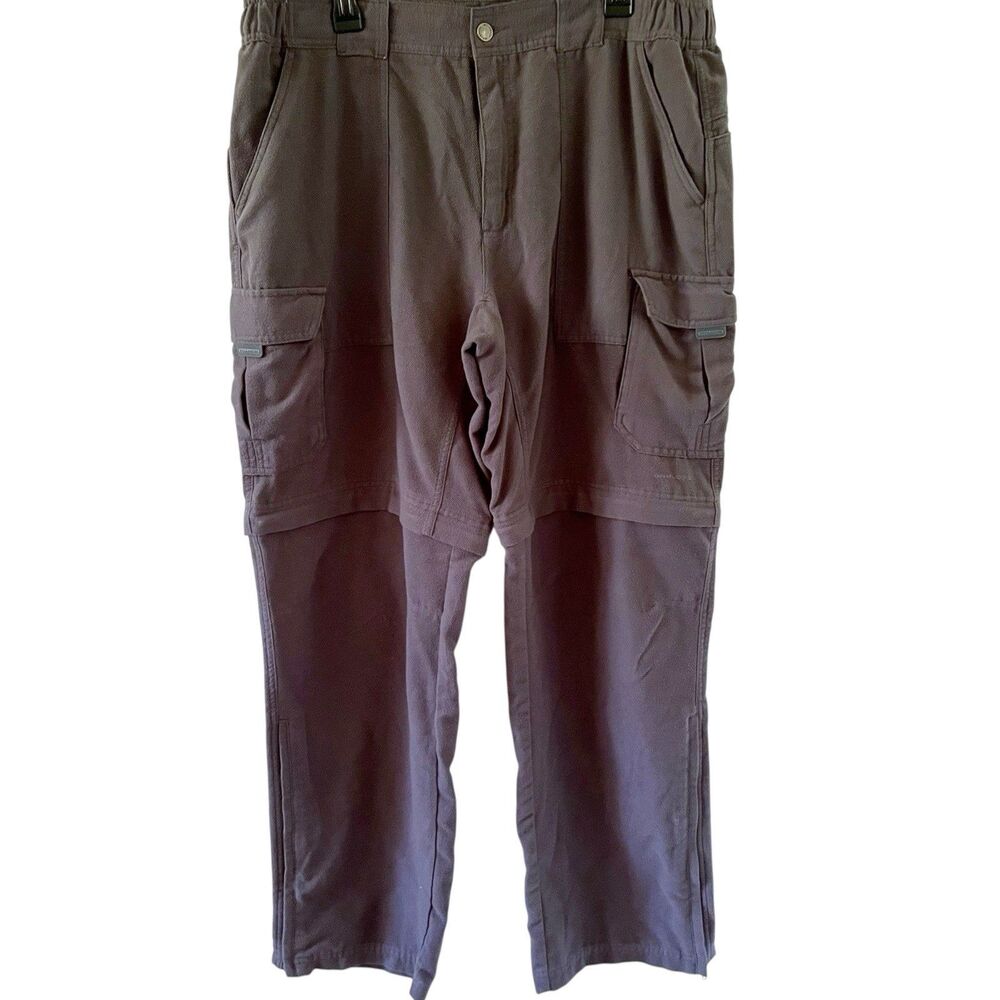Columbia Titanium Convertible Hiking Pant Shorts Men 40x32 Polyester Rayon Cargo